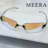 Luxury Brand Designer Fashion GM Titanium Half frame Sunglasses Men Driving Sun Glasses Goggles Shades UV400 Eyewear Glitt