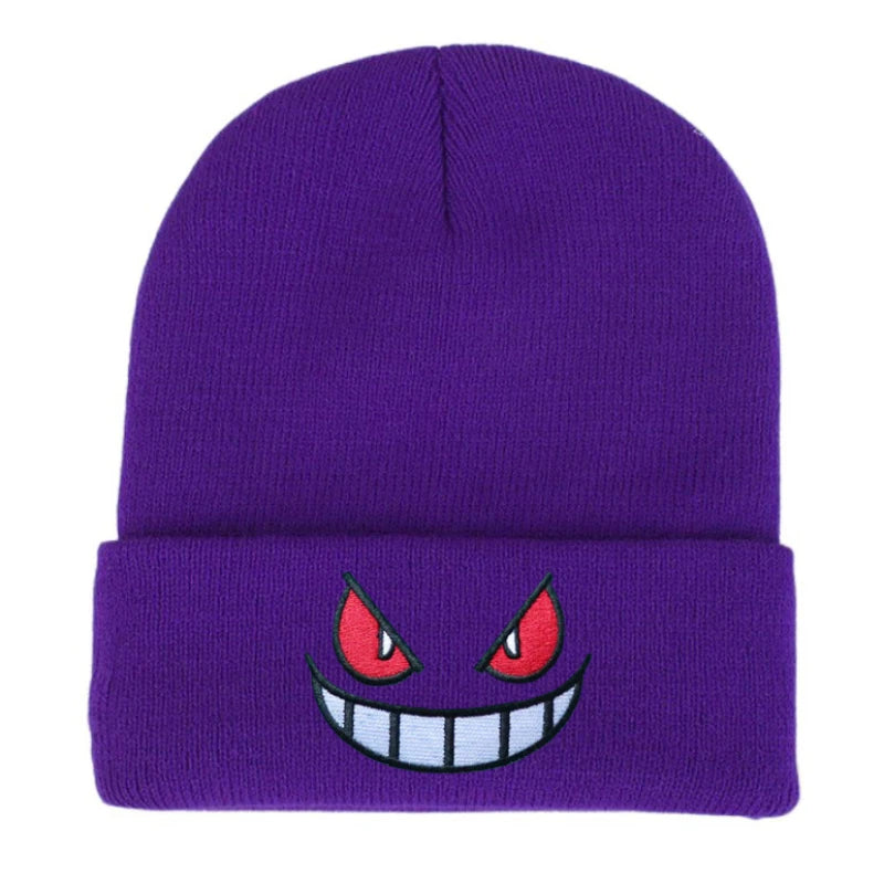 Embroidered Winter Hat for Men Women Unisex Cartoon Beanie Cap Autumn Outdoor Warm Female Hip Hop Sport Ski Knitted Hats gorros