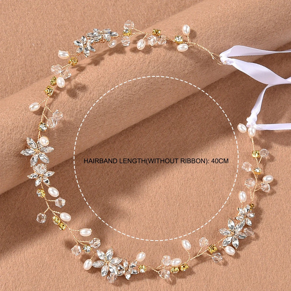 Wedding Headbands For Women Bride Handmade Crystal Rhinestone Tiaras Silver Color Hairbands Hair Accessories Queen Headband Gift