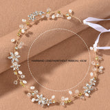 Wedding Headbands For Women Bride Handmade Crystal Rhinestone Tiaras Silver Color Hairbands Hair Accessories Queen Headband Gift