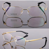 BETSION New Retro Square Pure Titanium Upscale Men Optical Glasses Frames Women Fashion Prescription Eyeglasses