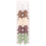 10Pcs/Set New Cute Solid Ribbon Bowknot Hair Clips for Baby Girls Handmade Bows Hairpin Barrettes Headwear Kids Hair Accessories