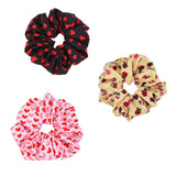 Valentines Hair Ties Heart Hair Scrunchies Elastics Hair Band Ponytail Hair Ropes for Women Girl Valentines Day Hair Accessories