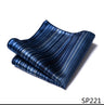 Vangise Brand Newest style  Silk Hanky Man Floral Gray Fit Business lover's day Pocket Square Handkerchiefs