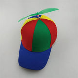 Fashion Colorful Bamboo Dragonfly Patchwork Baseball Cap Adult Kid Helicopter Propeller Funny Cotton Parent-child Snapback Hats