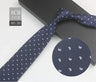 Grid Flower Tie Gravatas Fashion Wholesale Woven 8 Cm Necktie Wedding Accessories Blue Man Dot Paisley Fit Group Party Office