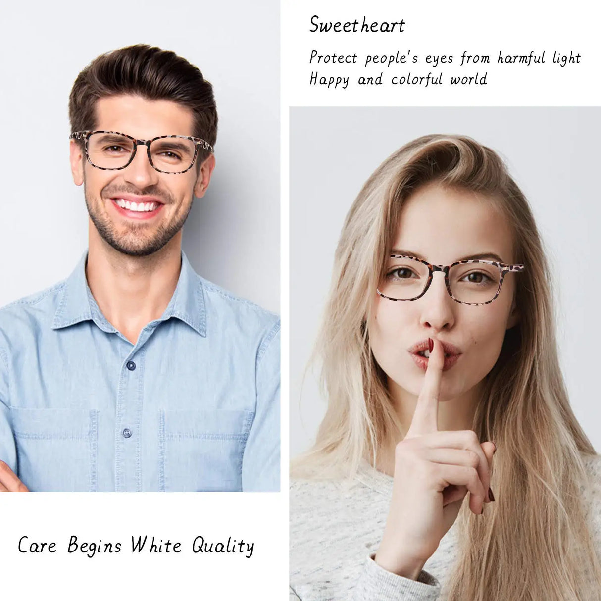 Blue Light Blocking Glasses | Computer Reading/Gaming/TV/Phones Glasses for Men Women | Night Driving UV Glare Glasses