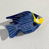 Creative Funny Acetate Tortoise Sturgeon Fish Shark Hairpin Oversize Marine Animal Barrettes Thick Hair Clip Claw Accessories