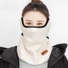 Fleece Face Mask for Women Winter Windproof Neck Warmer Reusable Mask Cycling Sport Face Cover Men Scarf Ski Hiking Riding Masks