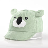 Cartoon Bear Baby Duck Tongue Hat Boy Girl Sunshade Peaked Cap Cotton Children Outdoor Visor Korean Kids Short Brim Baseball Hat