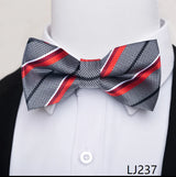 Fashion Brand Brand Silk Bow Tie Dark Blue Man Dot Wedding Accessories lover's day Fit Formal Party