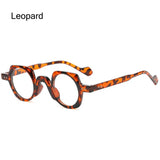Round Square Frame Blue Light Blocking Glasses Japanese Style Unisex Non-Prescription Glasses Eyeglasses Frame