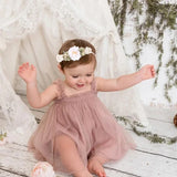 Baby Headband Flowers For Girls Cute Elastic Floral Hair Bands Newborn Toddler Headwear Nylon Headbands Kids Hair Accessories