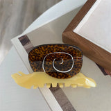 Creative Funny Acetate Sunflower Star Snail Hair Clip Claw For Women Medieval Sun Female Shark Hairpin Hair Accessories Tool
