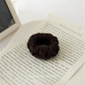 Classic Large Stretch Thick Hair Ties Women Girls Seamless Cloth Elastics Ponytail Holders Knit Hair Scrunchies For Thick Hair