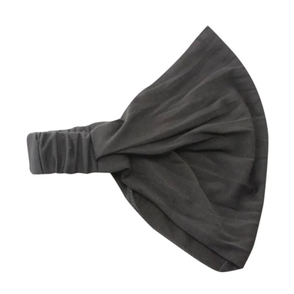 Wide Elastic Headband Hairband Pilates Yoga Fitness Running Cycling Sweatband Turban Makeup Hair Hoop Makeup Headwrap For Women