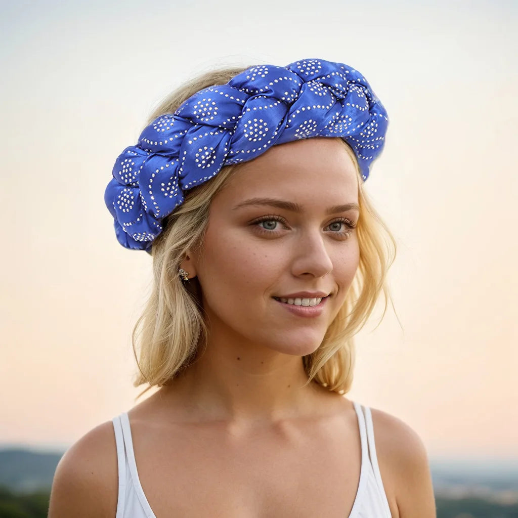 Women Braids Headbands Candy Color Elastic Hairbands Female Bandanas Girls Diamonds Hair Bands Headwear Accessories