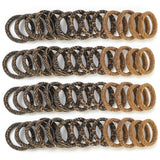 5pcs Leopard Print High Elastic Hair Ties Scrunchie Ties High Elasticity Ponytail Holder Women Girls Hair Rings Rope Accessories