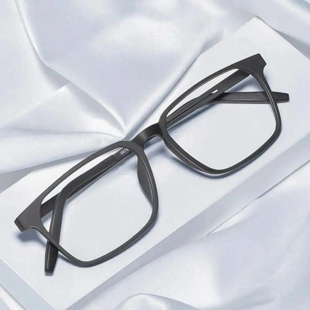 Blue Light Blocking Reading Glasses Men Women Ultralight TR90 Titanium Alloy Optical Frame Eyeglasses Square Eyewear