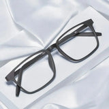 Blue Light Blocking Reading Glasses Men Women Ultralight TR90 Titanium Alloy Optical Frame Eyeglasses Square Eyewear