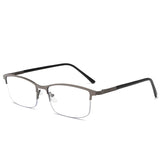 Blue Light Blocking Glasses Reading Glasses For Men's Women Metal Ultra Light Frame Computer Goggles Anti Radiation Antiglare