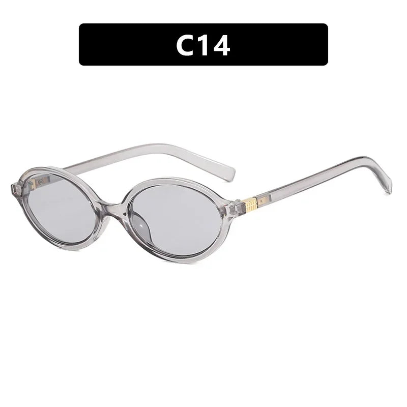 Oval Small Frame Retro Female Korean Plain Glasses Anti-blue Light Eyeglasses Eye Protection Ladies Optical Spectacle Eyeglass