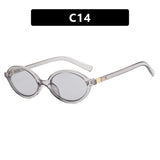 Oval Small Frame Retro Female Korean Plain Glasses Anti-blue Light Eyeglasses Eye Protection Ladies Optical Spectacle Eyeglass