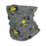 Snoopy & Woostock Manga Bandana Funny Balaclava Spring Running Travel UV Protection Bicycle Mask Breathable Face Cover Mask