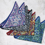 New Dot Red Print Pocket Square Floral Chest Towel Paisley Suits Wedding Gentlemen Hankies Men's Handkerchiefs Pocket Squares