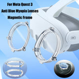 Magnetic Eyeglass For Quest 3 Lens Myopia Anti Blue Lenses Frames Optics Lens VR protection for Meta Quest 3 Accessories