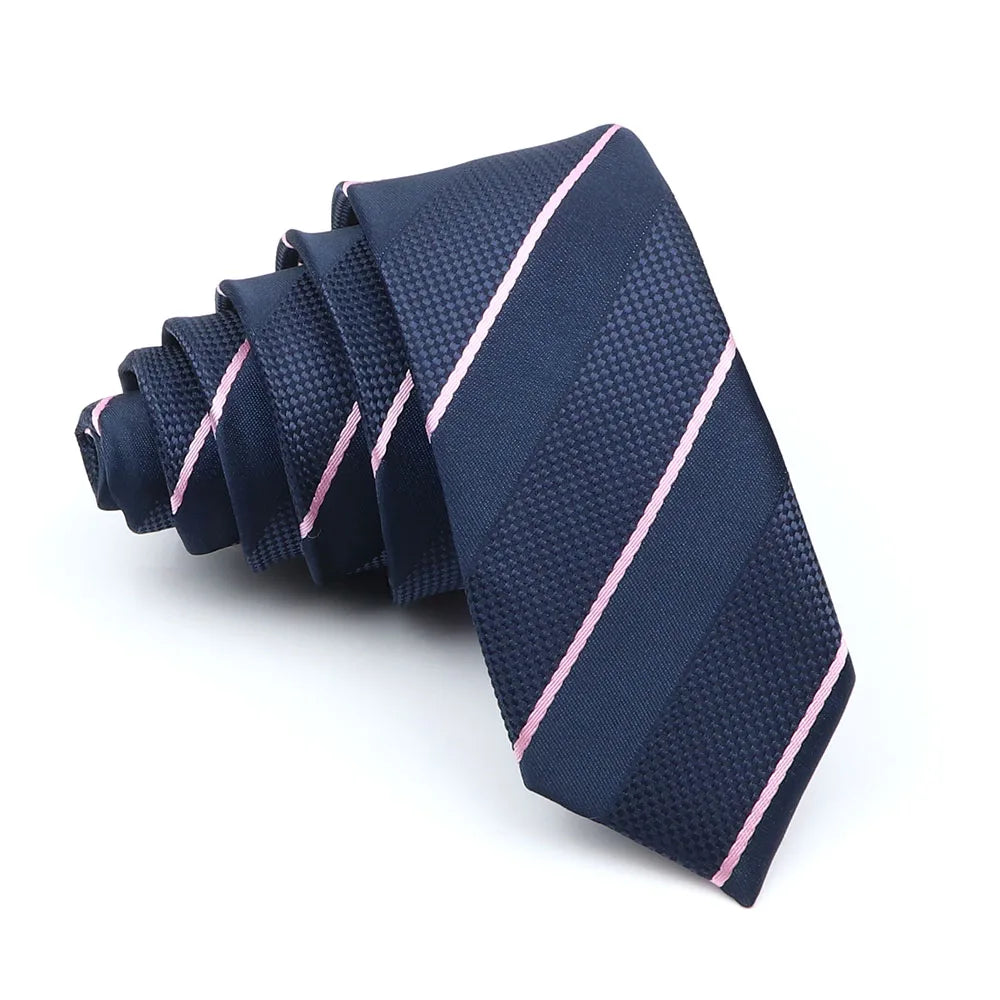 Slim Ties For Men Women Skinny Striped Plaid Paisley 5cm Necktie Casual Wear For Party Wedding Narrow Collar Male Tie Accessorie