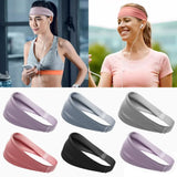 Elastic Yoga Headband Multi-functional Widened Non-Slip Sports Turban Hair Accessories Solid Color Headscarf Women Men