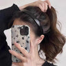 New Europe and America Elegant Gold Sliver Leather PU Hairband Headband for Women Girls Hair Bands Hair Accessories