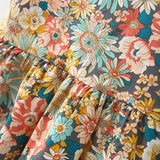 2Piece Sets Summer Toddler Girl Clothes Korean Fashion Flowers Cute Bow Sleeveless Princess Baby Dresses+Sunhat Kids Dress BC136