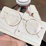 Blue Ray Blocking Anti-Blue Light Glasses Ultralight Metal Computer Goggles Eye Protection Optical Spectacle Eyeglass Office