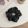 Newest Korean Woman French creases Elastics Hair Band Solid Color Scrunchies Hair Ties Ladies Ponytail Hold Hair Accessories