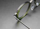 Vintage Pure Titanium Eyeglasses Frame Men Round Ultra Light Glasses Frame Women Retro Luxury Brand Designer Eyewear