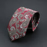 New Design Wedding Men Tie Grey Brown Green Paisley Flower Neckties Men Business Dropshipping Groom Collar Accessories Gift