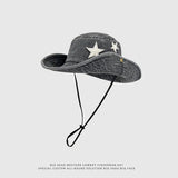 Chapeau de pêcheur rétro style Spice Girls des années 2000, casquette de soleil de cow-boy d'été, casquette de voyage, photo Bob Panama, chapeau de seau de randonnée en plein air pour femmes