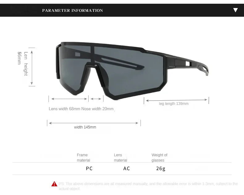 New Style Wrap-around Fashion Sports Glasses For Men And Women,Mirrored,Reflective Lenses,Outdoor Activities Like Cycling,Skiing