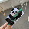 Refreshing World Black and White Design Hair Claw QR Code Panda Cow Acrylic Hair Claw Clips Hair Accessories for Women Girls