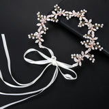 Wedding Headbands For Women Bride Handmade Crystal Rhinestone Tiaras Silver Color Hairbands Hair Accessories Queen Headband Gift