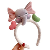 Cartoon Animal Headband Halloween Festival Performance Props Headband Little Penguin Lion Monkey Fish Headbands Hair Accessories