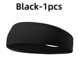 Sweatband for Men Women Elastic Sport Hairbands Head Band Yoga Headbands Headwear Headwrap Sports Hair Accessories Safety Band