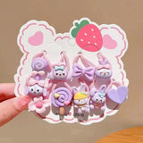 Hair Accessories For Children Girls Hair Tie Elastics Rope High Elasticity Scrunchies Summer Sweet Cute Ponytail Rubber Bands