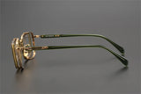 Exquisite Titanium Handmade Glasses Frame Mens Women Retro Square Spectacle Frames Eyeglasses Japanese Design Oval Round Eyewear