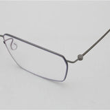Pure Titanium Glasses Frame Men Women Eyewear Frames Eyeglassess Square Business Classic Design Screwless Denmark Brand