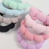 3 件套时尚 Microfiber Washing Wristbands Scrunchies Puffy Headband Spa Bubble Headband for Washing Face Makeup Shower Skincare