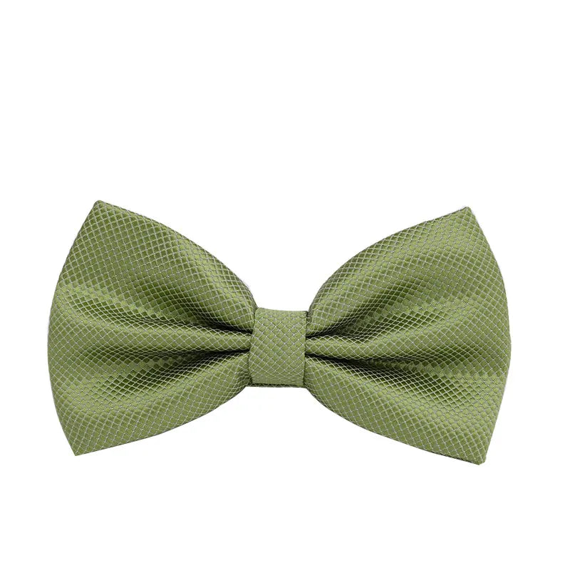 HUISHI Bowtie Mens Tie Solid Check Fashion Bowties Banquet Wedding Black Gold Red Green Pink Blue White Classic Bow Ties For Men