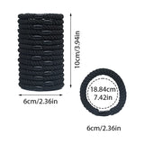 Hair Ties for Girls Women,  15 Pcs Elastics Hair Bands Ponytail Holders for Thick Hair, No Damage No Crease Hair Elastics